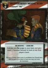 Unauthorised Mental Scan